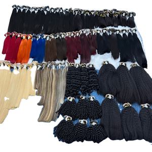 Extensiones de Cabello Natural Ondulado al por Mayor, Extensiones de Cabello en Trama, Color Sliced, Cabello Remy - Product Image 2