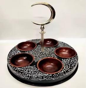 ชามใส่ผลไม้และวันที่ดีไซน์เนอร์ทำจากโลหะเป็นของขวัญขึ้นบ้านใหม่ - Product Image 3