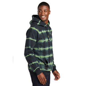 Último diseño logotipo personalizado hombres Tie Dye Hoodie Fleece Pullover sudadera Casual ropa de invierno Sudadera con capucha para proveedor mayorista - Product Image 4