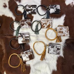 Nouvel arrivage de design de luxe à la mode porte-cartes de crédit en cuir de vachette véritable personnalisé avec fermeture éclair porte-monnaie pour unisexe - Product Image 2