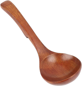 Utensilios herramientas sopa cuchara utensilios diseño amartillar agujas cocina 1 Uds utensilios de madera para color natural - Product Image 2