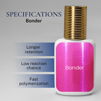 Sellador de Pestañas Coreano OEM de Marca Privada de 15ml, Sellador Profesional para Extensiones de Pestañas, Sin Látex, Vegano, No Probado en Animales, Bajo en Vapores