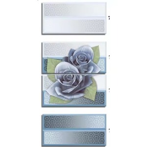 Carreaux muraux en céramique aspect marbre gris carrara 300x600mm 12x24 Digital Glazed Glossy pour salle de bain à bas prix - Product Image 2