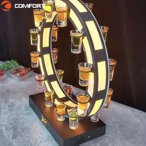 Индивидуальный Логотип Новый Дизайн Перезаряжаемый шампанское держатель дисплея бутылка ведущего - Product Image 1