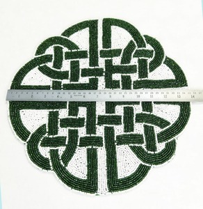 Newest Arrival Luxury Multicolor Embroidery <b>Placemat</b> <b>for</b> Dining <b>Table</b> Eco-Friendly Customizable <b>for</b> Wedding Home Use - Product Image 3