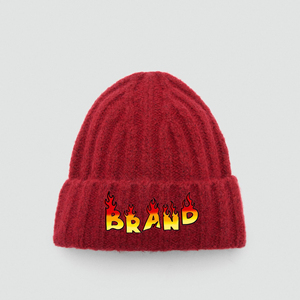 Customizable Unisex Winter Beanie Hat Warm Jacquard Knitted Skull Cap Custom Logo Beach Casual Wear Soft Acrylic <b>Material</b> OEM - Product Image 5