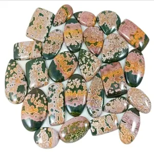 אבן אושן ג'ספר קבושון מייצרת סיטונאי גודל וצורה סטנדרטיים אבן אושן ג'ספר רופפת אבן רב צבעונית אבן ג'ספר אוקיינוס