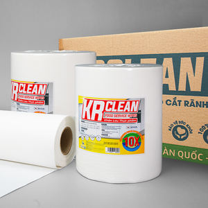 Krclean 320 feuilles de lingettes alimentaires réutilisables blanches 30x30 lavables, absorbantes et respectueuses de l'environnement - Product Image 3