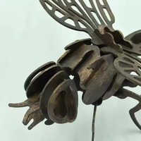Décoration en métal Dragonfly Iron Art Deco pour salon, étagères et accessoires souvenirs du Nouvel An, marque LBN