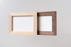 Cadre photo en mosaïque d'os blanc moderne et rustique fait à la main conception carrée populaire pour la décoration intérieure personnalisée - Product Image 3