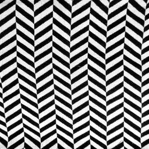 Haute qualité 390GSM Jacquard tissu Poly coton noir blanc géométrique fil teint tissé pour sac dos coussin rigide garçons vêtements - Product Image 5