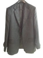 Chaqueta Blazer para Hombre, al por Mayor, Excelente Calidad, con Logotipo Personalizado, Corta, Impermeable, Corte Entallado, Elegante, Formal, Antiarrugas, Tela de Lana Peinada
