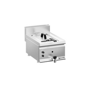 Friteuse à gaz professionnelle de comptoir - 8 litres - 6 kW - Manuelle - avec robinet de vidange - Product Image 1