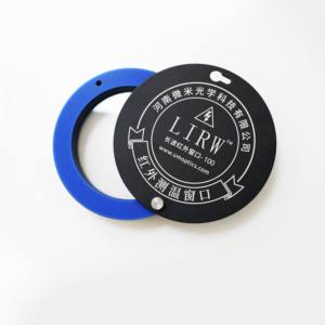 Lentille convexe Plano en fluorure de calcium revêtement antireflet pour la mesure de la température infrarouge modèle d'équipement haute tension GIS - Product Image 4