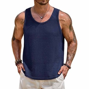Nueva Llegada, Camiseta sin Mangas Personalizada para Hombre, Lisa, Transpirable, Nuevo Diseño, Camiseta sin Mangas para Hombre en Venta en Línea - Product Image 1