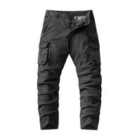 Pantalon cargo tactique ample et élégant pour homme, 100 % coton Rip-Stop 240g, tricoté, écologique, respirant, pour l'hiver et les activités de plein air, taille basse