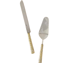 Servidor de pastel de Metal de diseño personalizado, alta calidad, diseñador hecho a mano, nuevos cubiertos, juego decorativo clásico y elegante para servir pasteles - Product Image 2