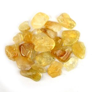 Pierre de Citrine Naturelle Roulée pour la Prospérité, l'Abondance et le Succès - Cristal de Guérison Énergisé par le Reiki - Product Image 5