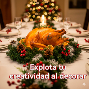 Guirnalda Navideña de Lujo de 2.7 m con Follaje Artificial Nevado de PVC, Frutas Confitadas y Fresas Rojas para Decoración de Bodas - Product Image 3