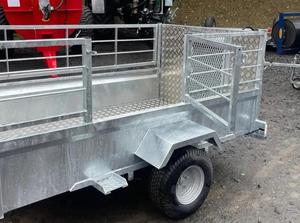 Remolque de Plataforma Plana de 5.5m x 2.2m, Capacidad de Carga de 1001-2000kg, Acero Galvanizado, Eje Doble, Remolque Utilitario para Transporte de Carga - Product Image 5