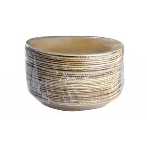100% Vaisselle jetable écologique de 30cm de feuille de palmier ronde pour OEM de service de nourriture de mariage de Tamil Nadu Inde - Product Image 6