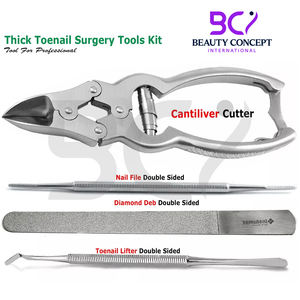 Kit de Podología Profesional de 5 Piezas: Cortaúñas Iris de Acero Inoxidable de Alta Calidad y Duradero con Mandíbula Ancha - Product Image 2