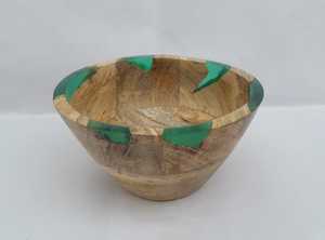 Derniers arrivages Bol en résine Plat personnalisable Bol de service à salade de fruits pour la fête Vaisselle unique Ustensiles de cuisine Vente en gros Meilleur - Product Image 3