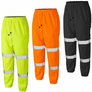 Logotipo personalizable de alta visibilidad Hi Vis Viz Joggers Ropa de trabajo de algodón y poliéster de alta calidad Logotipo personalizable de seguridad reflectante - Product Image 6