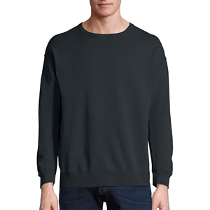 Oversized Long Sleeve Cotton Sweat <b>Shirts</b> for Men Pullover Blank Crewneck Sweatshirt Unisex Custom Logo - Product Image 4