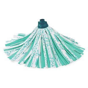 Serpillère de remplacement en microfibre 27 cm, classique, universelle, à vis, en viscose et bandes de microfibre - Product Image 1