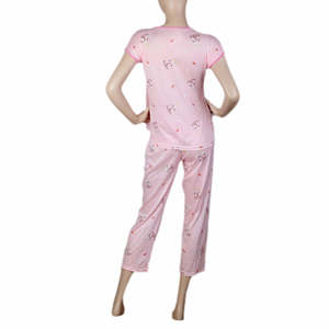 Ensemble de nuit 2 pièces pour femme - Rose - Product Image 4