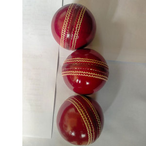 Alta calidad logotipo personalizado nueva bola dura de Cricket al por mayor diferente estilo de cuero BOLA DE Cricket - Product Image 5