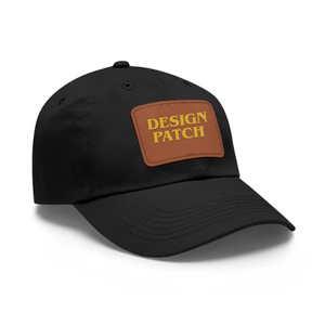 Parche de cuero de Vietnam de alta calidad, 6 paneles, sombrero de camionero, hebilla de ala curva, parches personalizados, sombrero, gorras Unisex para correr y senderismo - Product Image 1