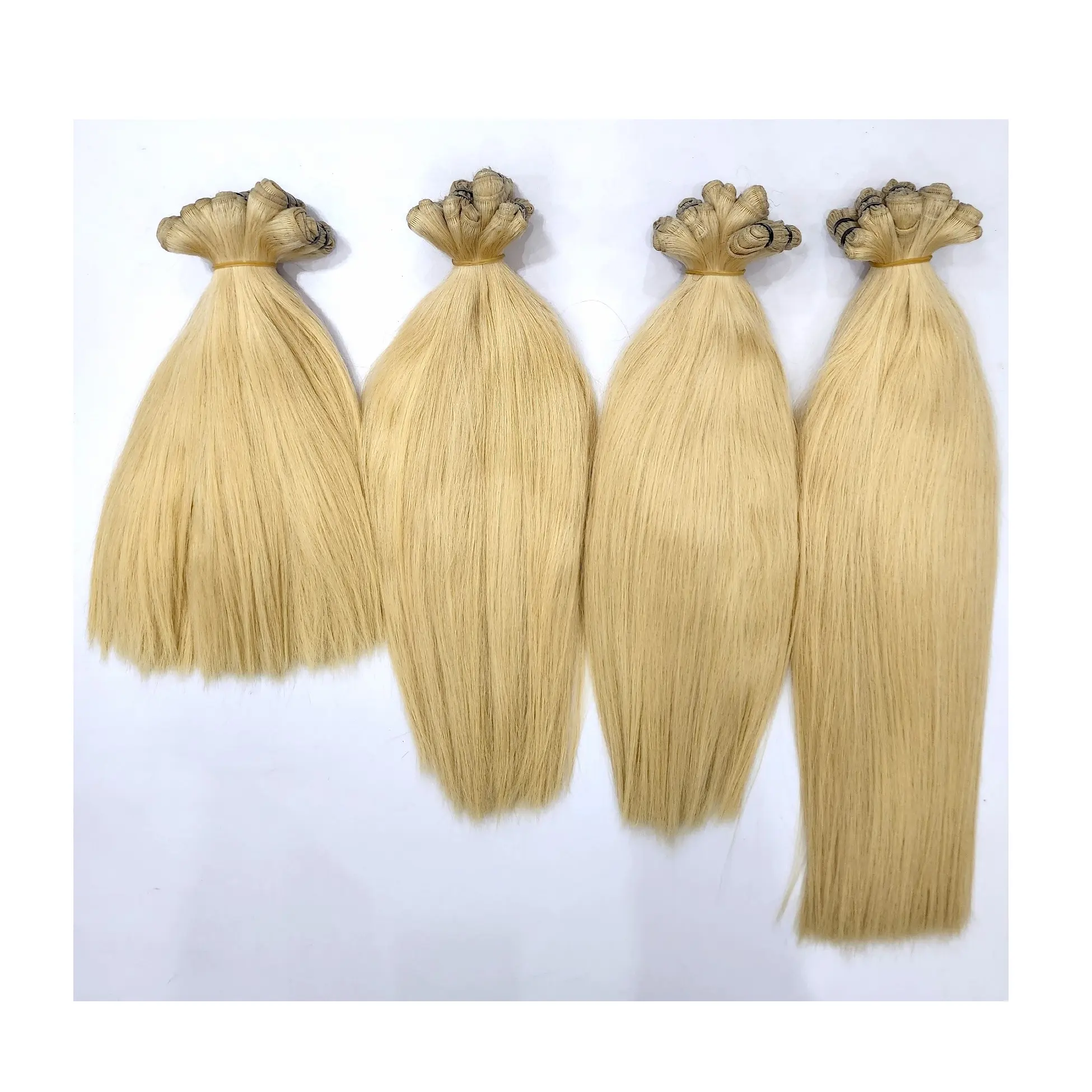 Thỏa thuận nóng 2024 613 tóc vàng cổ điển thẳng Ấn Độ tóc sợi ngang mở rộng với đa kích thước có sẵn tự nhiên Trinh Nữ tóc con người