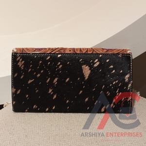 กระเป๋าสตางค์หนังวัวเมทัลลิกแท้มาใหม่, กระเป๋าคลัทช์ของผู้หญิงกระเป๋าคลัทช์ใช้งานได้หลากหลาย - Product Image 3