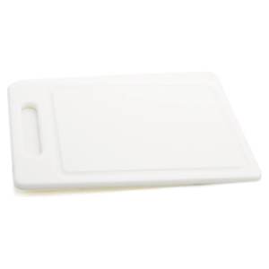 Planche à découper en plastique Bisetti TG35251 35x25cm, bloc à découper blanc - Product Image 1