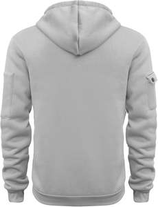 Men's Tactical Sweatshirt Solid Quarter <b>Zip</b> Pullover Hoodie Pockets Workout Running Active Made Fleece Fabric Sports industry - Product Image 5