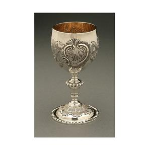 Gobelets à dessert en acier inoxydable élégants et gaufrés, mini verres, gobelets à glace ronds à pied - Product Image 3