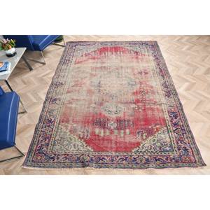 Alfombra Turca 6.3x8.8 pies (192x268 cm), Alfombra Vintage con Plantas y Árboles Rojos - Product Image 4