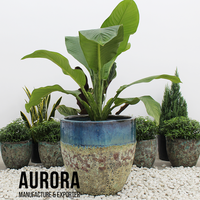Pot de fleurs en céramique de style européen de haute qualité, personnalisable en usine, pour la décoration de la maison et du jardin, différentes tailles, emballage personnalisé
