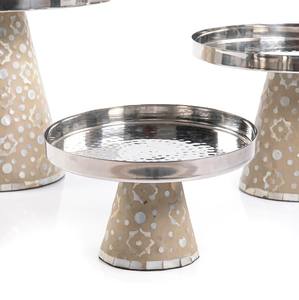 Mayorista de alta calidad de lujo Kuwait Mother of Peal juego de soportes de pastel con incrustaciones para Ramadán EID vacaciones hechas en Vietnam - Product Image 2