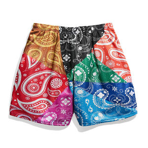 Short de basket-ball en maille décontracté d'été pour hommes OEM Short en maille personnalisé de qualité de luxe avec taille élastique quantité minimale de commande basse disponible - Product Image 2