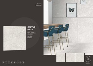 Azulejos de porcelana tallada de alta calidad de 1200x1200mm | Azulejos vitrificados digitales de gran formato | Exportación moderna con estilo duradero - Product Image 4