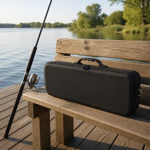 Sac de rangement pour matériel de pêche en EVA rigide, étanche, avec poignée, pour cannes, moulinets et leurres - Product Image 2