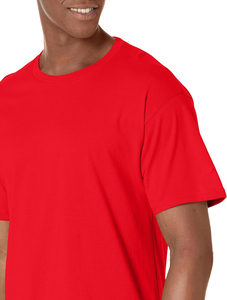 Tissu respirant de haute qualité 100% coton T-shirts couleur unie surdimensionné OEM Logo personnalisé T-shirts pour hommes - Product Image 2
