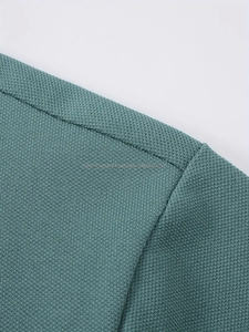 Camiseta de polo de golf para hombre de alta calidad hecha a medida con logotipo de secado rápido con cuello en V polos de algodón blanco, polos para hombre - Product Image 2