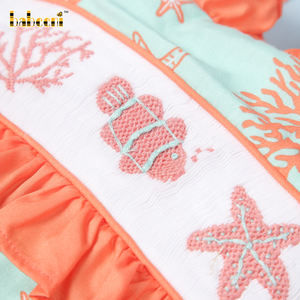 Ocean Creature Traje de baño de 2 piezas para niños y niñas Nailon/algodón transpirable de secado rápido OEM ODM - Product Image 4