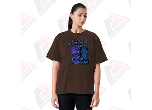 T-shirt tendance pour femmes pour l'été, confortable, écologique, en denim, batik, velours côtelé, avec appliques et perles. - Product Image 6