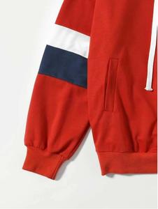 Sudadera con Capucha de Alta Calidad para Hombre, Invierno, Lisa, Teñida, Forro Polar de Poliéster/Algodón, Impresión Digital 3D en Espuma, Ecológica, Gruesa - Product Image 3