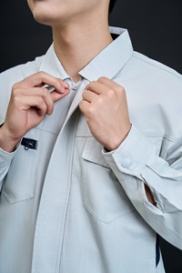 Nuevo Conjunto de Ropa de Trabajo de Alta Visibilidad para Mujer FMF de Vietnam, Color Gris y Azul Marino, Manga Corta, Duradero, Transpirable y Cómodo - Product Image 5